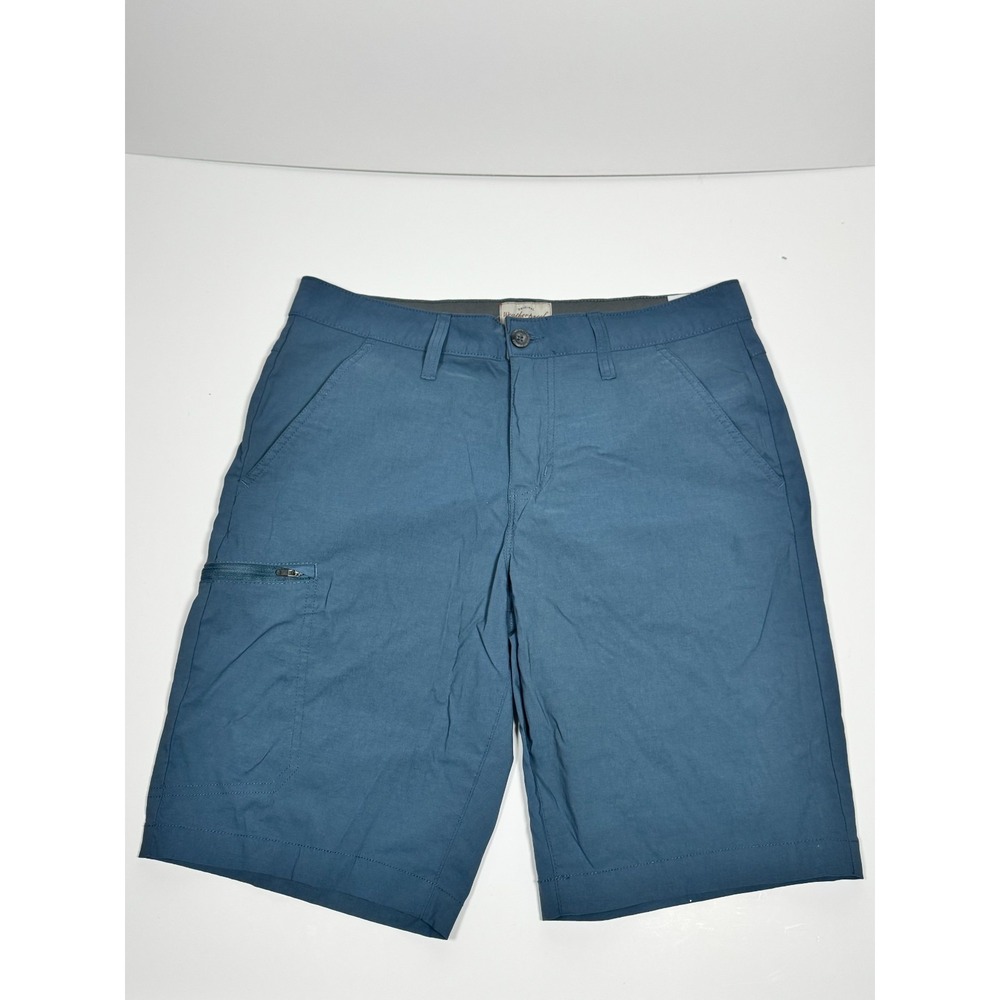 Weatherproof Vintage Shorts Mens 32 Blue Regular Fit Performance Hybrid Hiking